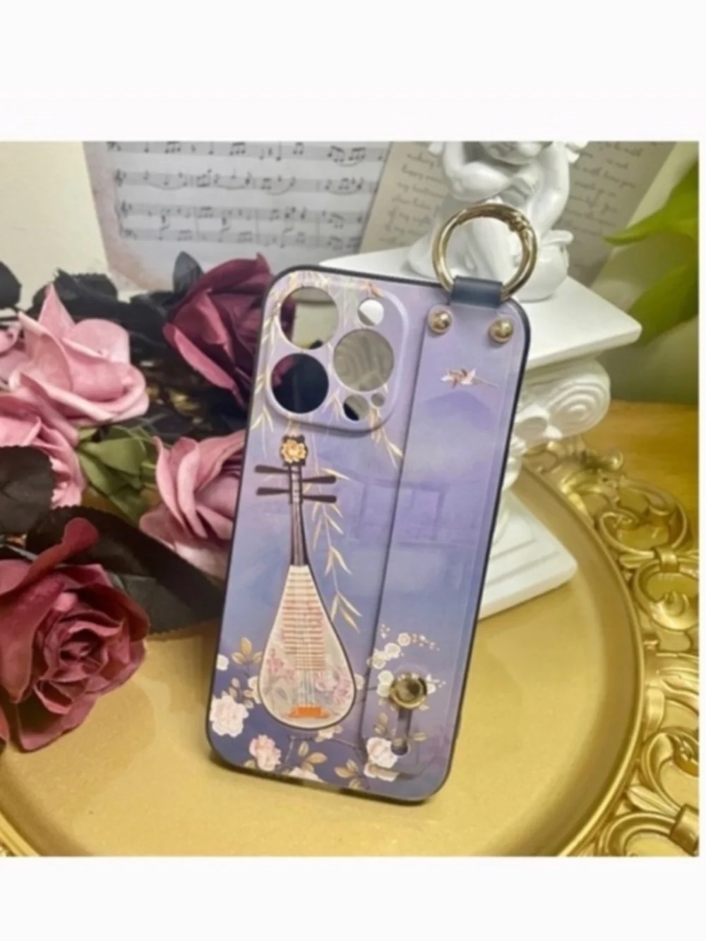 3 items.iPhone12 pro cute case,cartoon case,vintage case